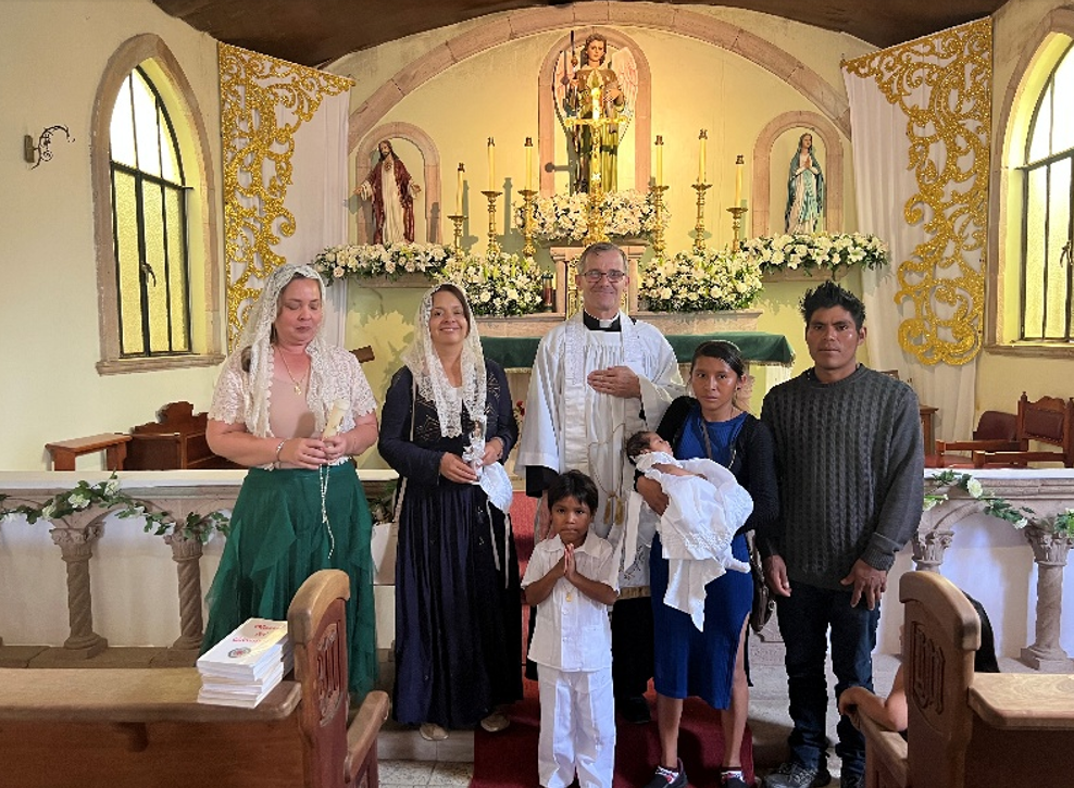 Celebración de bautismos